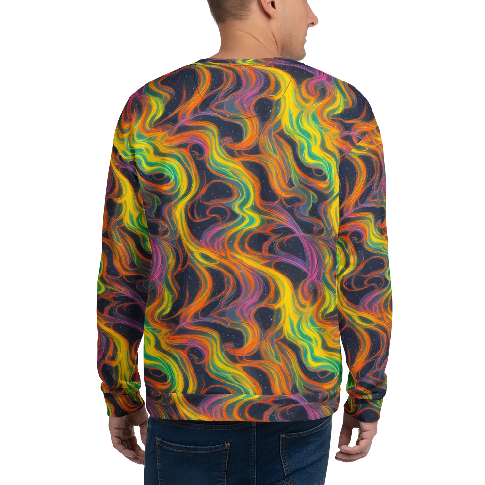Starfall Ribbons on Sweatshirt — Back