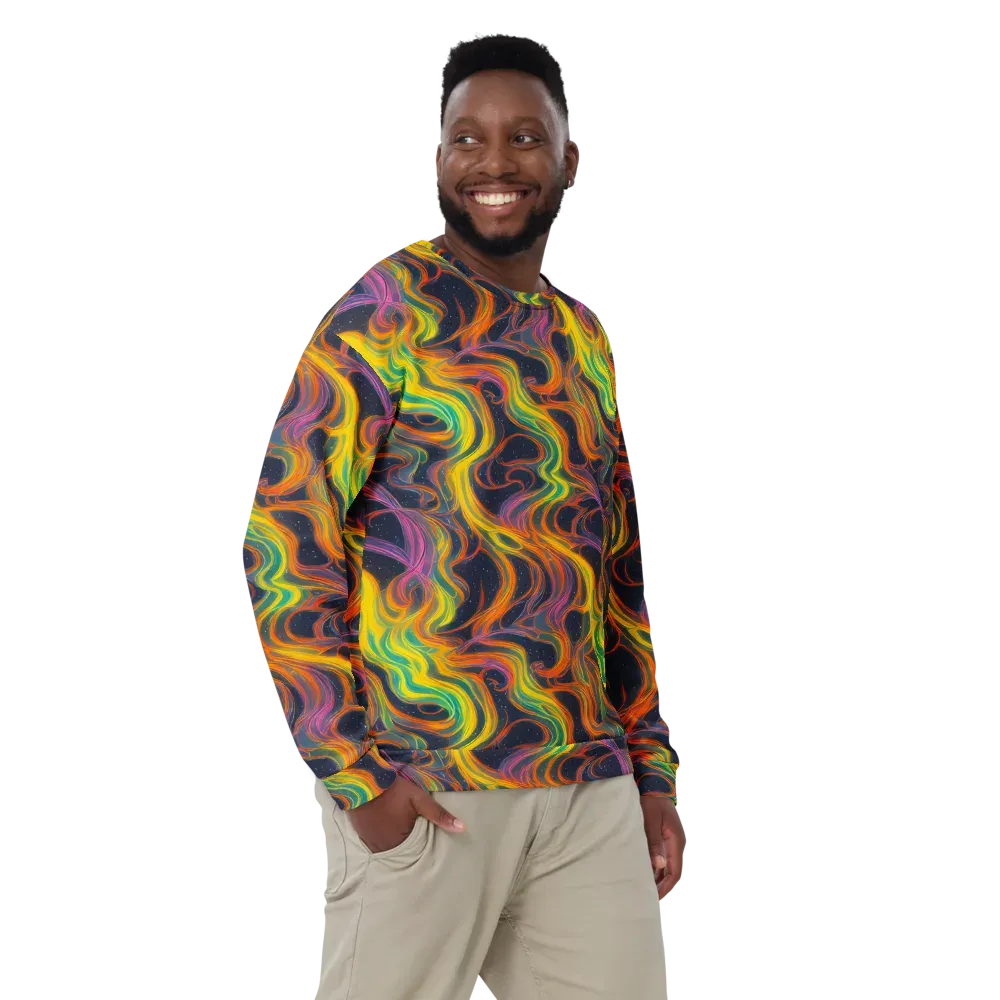 Starfall Ribbons on Sweatshirt — Front