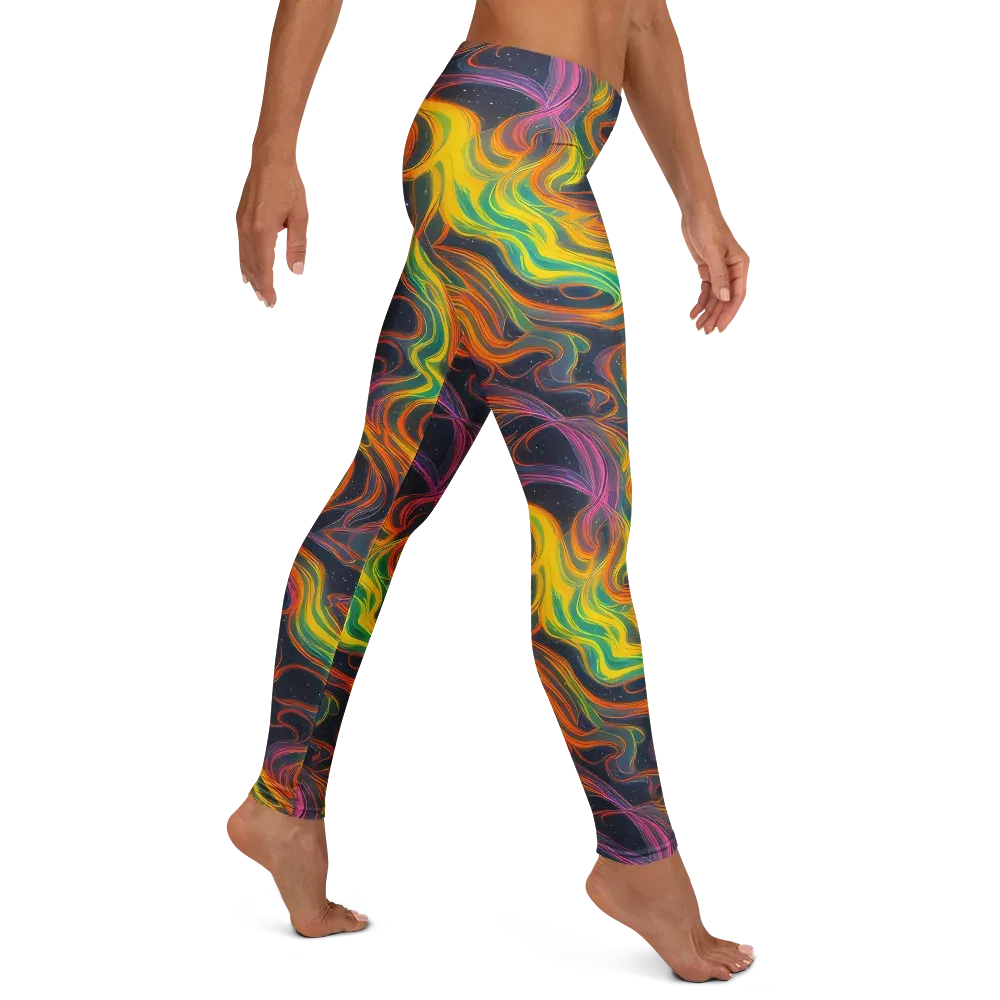 Starfall Ribbons on Leggings — Right