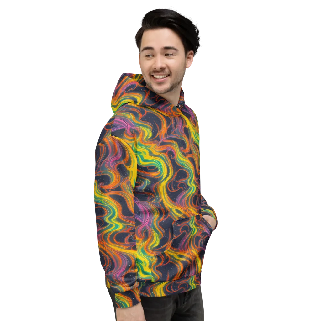 Starfall Ribbons on Hoodie — Right