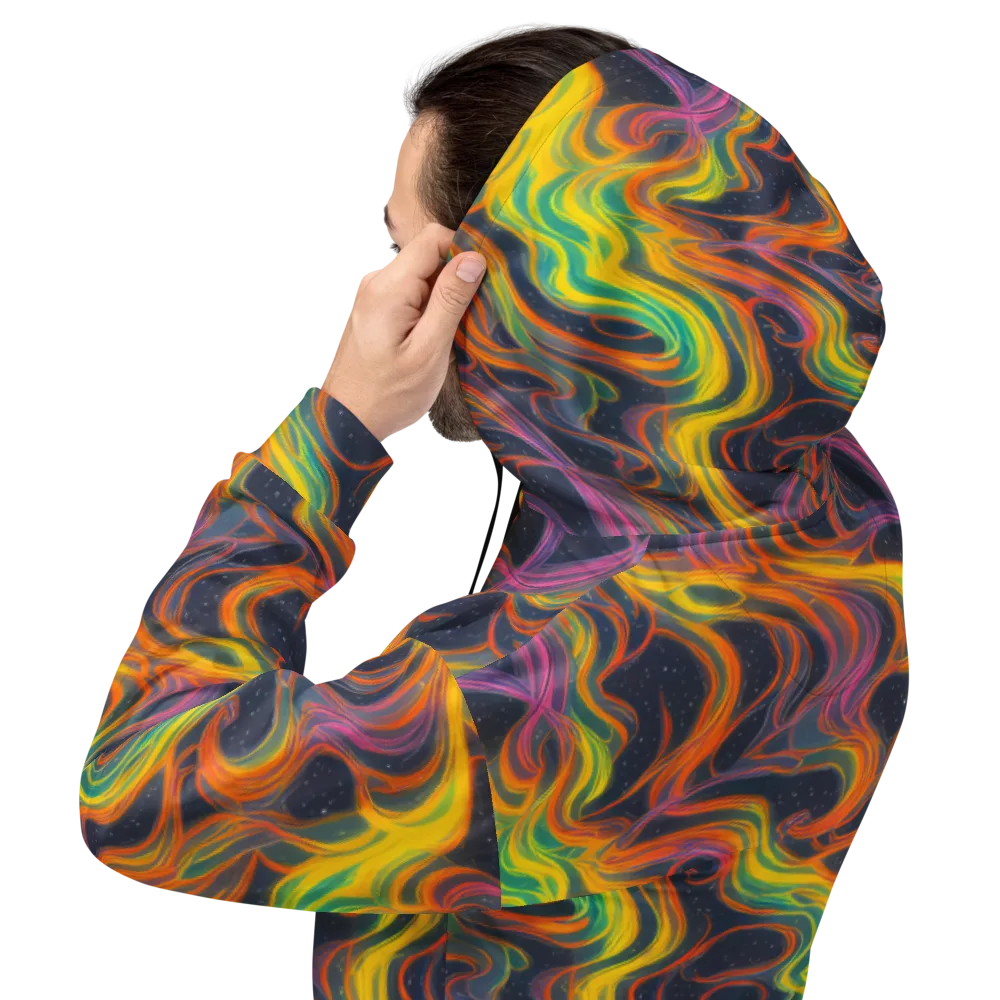 Starfall Ribbons on Hoodie — Back