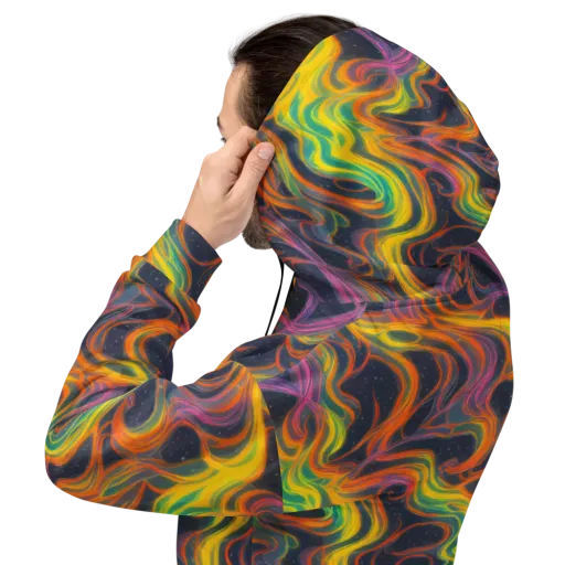 Starfall Ribbons on a Hoodie