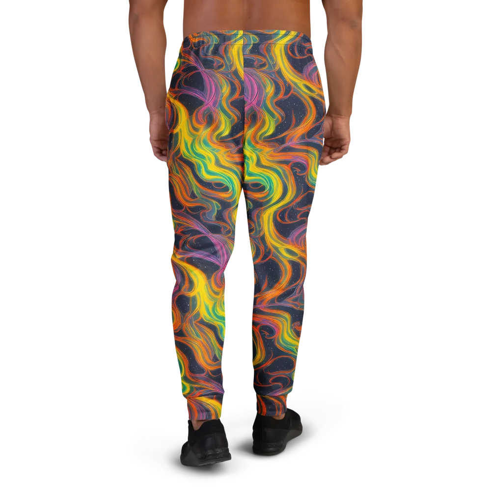 Starfall Ribbons on Men's Joggers — Back