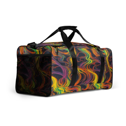 Starfall Ribbons on a Duffle Bag