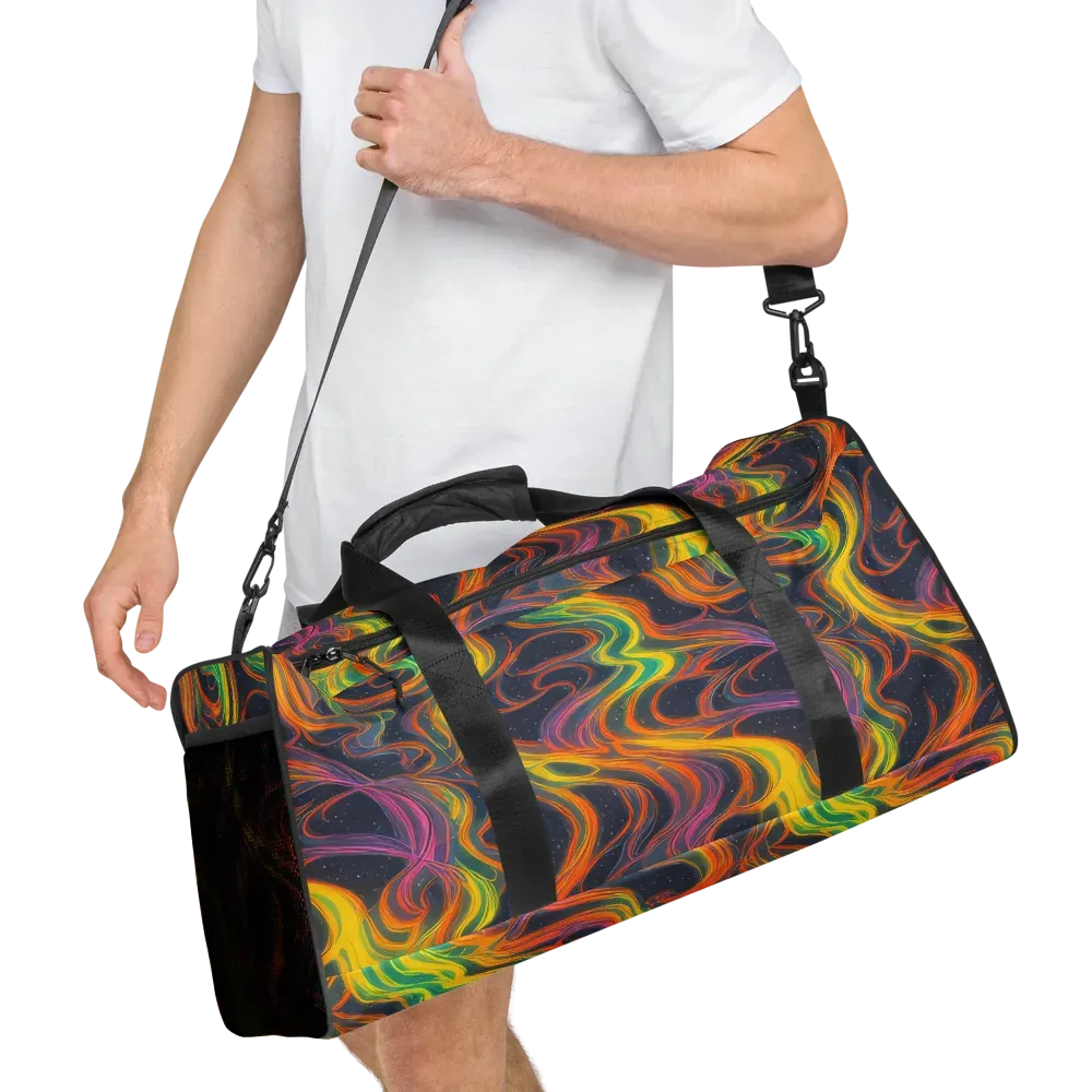 Starfall Ribbons on Duffle Bag — Right Front