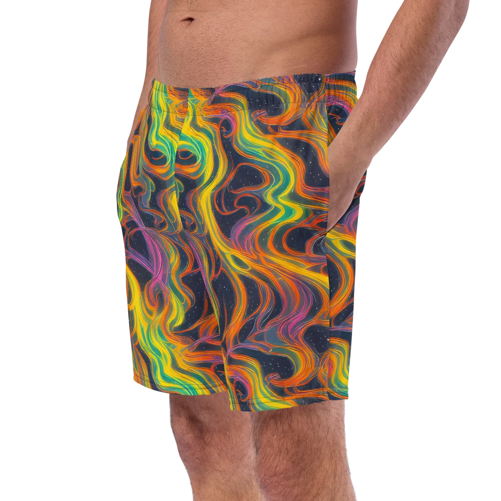 Starfall Ribbons on Swim Trunks — Left Front