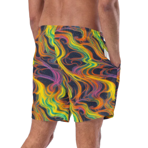 Starfall Ribbons on a Swim Trunks