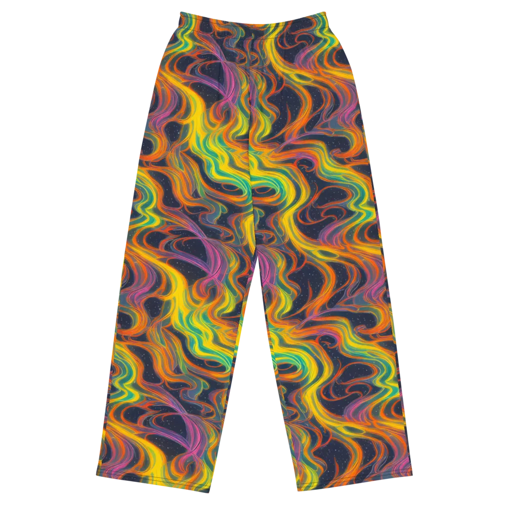Starfall Ribbons on Wide-Leg Pants — Front