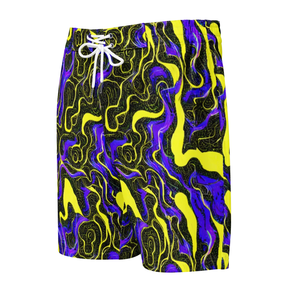 Rebel Circuit on Men's Board Shorts — Front