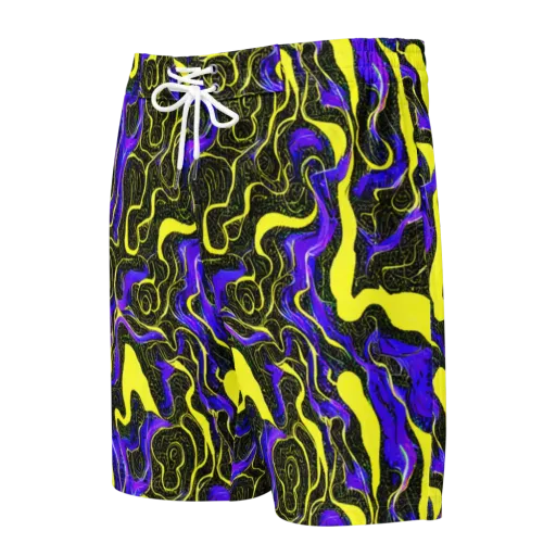 Rebel Circuit on a Men's Board Shorts