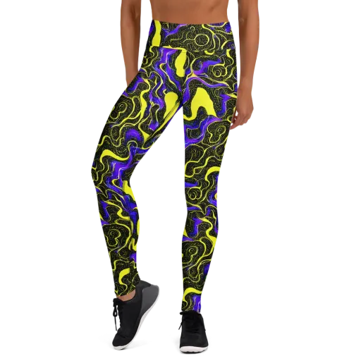 Rebel Circuit on a Yoga Leggings