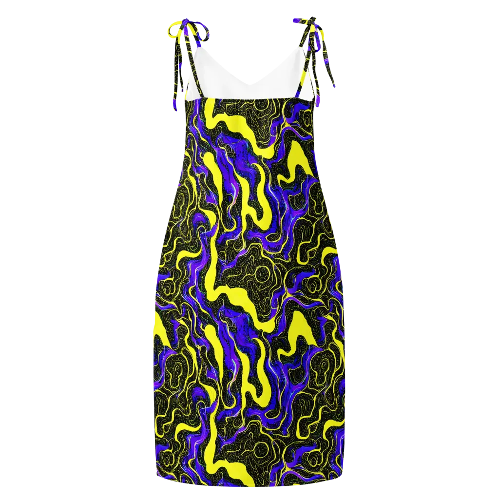 Rebel Circuit on Slip Dress — Back