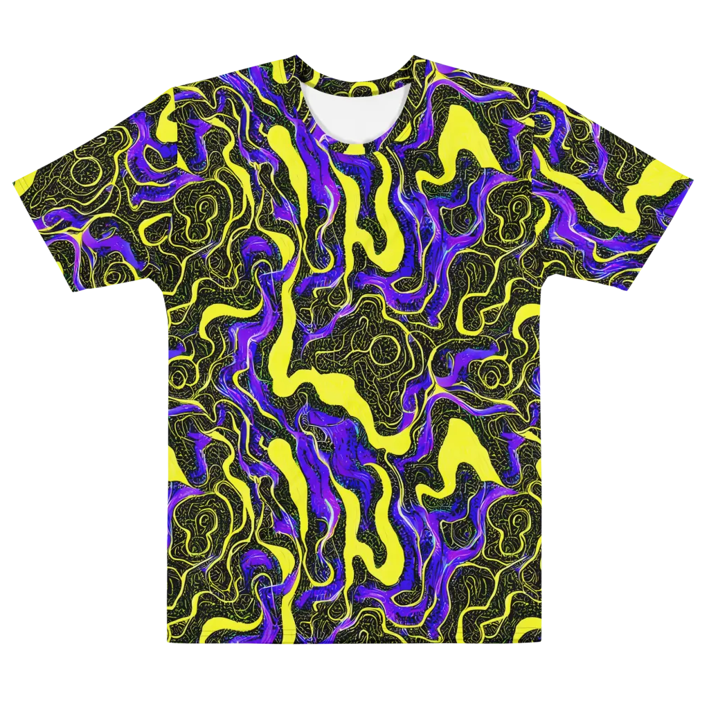Rebel Circuit on Men's Cotton Crew Neck T-Shirt — Front