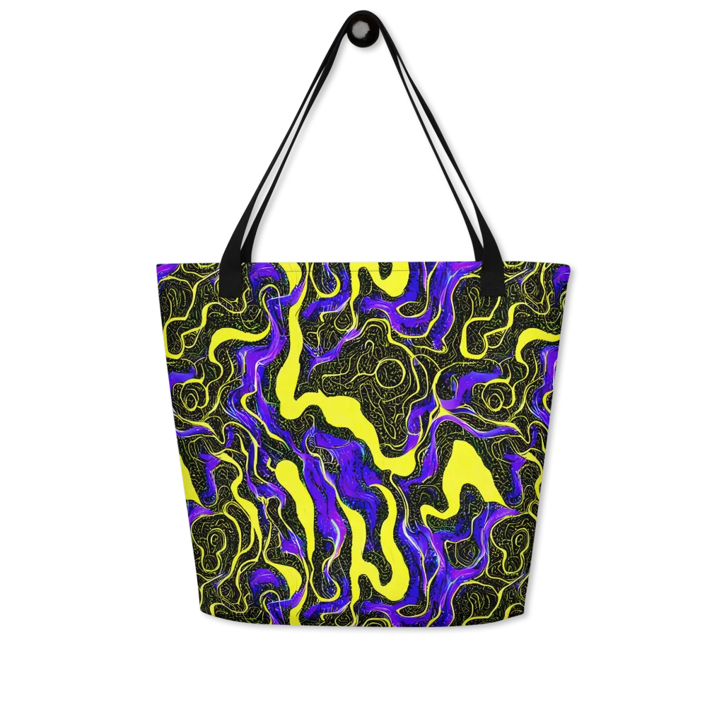 Rebel Circuit on Large Tote Bag W/ Pocket — Front