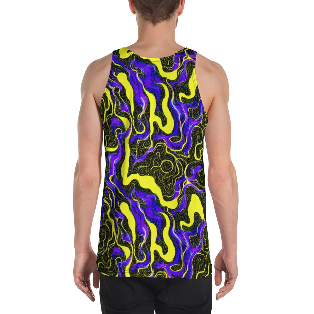 Rebel Circuit on Men's Tank Top — Back