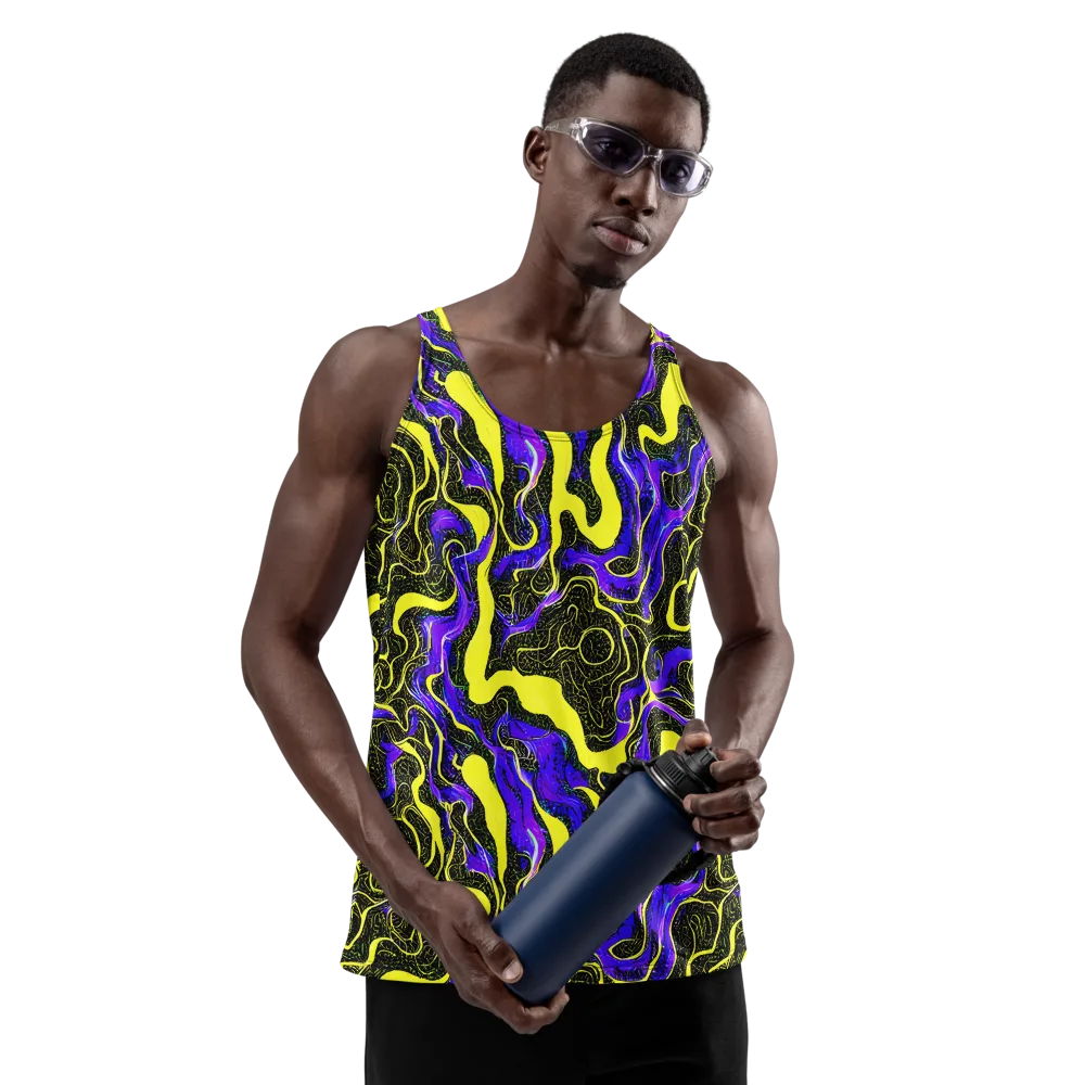 Rebel Circuit on Men's Tank Top — Front