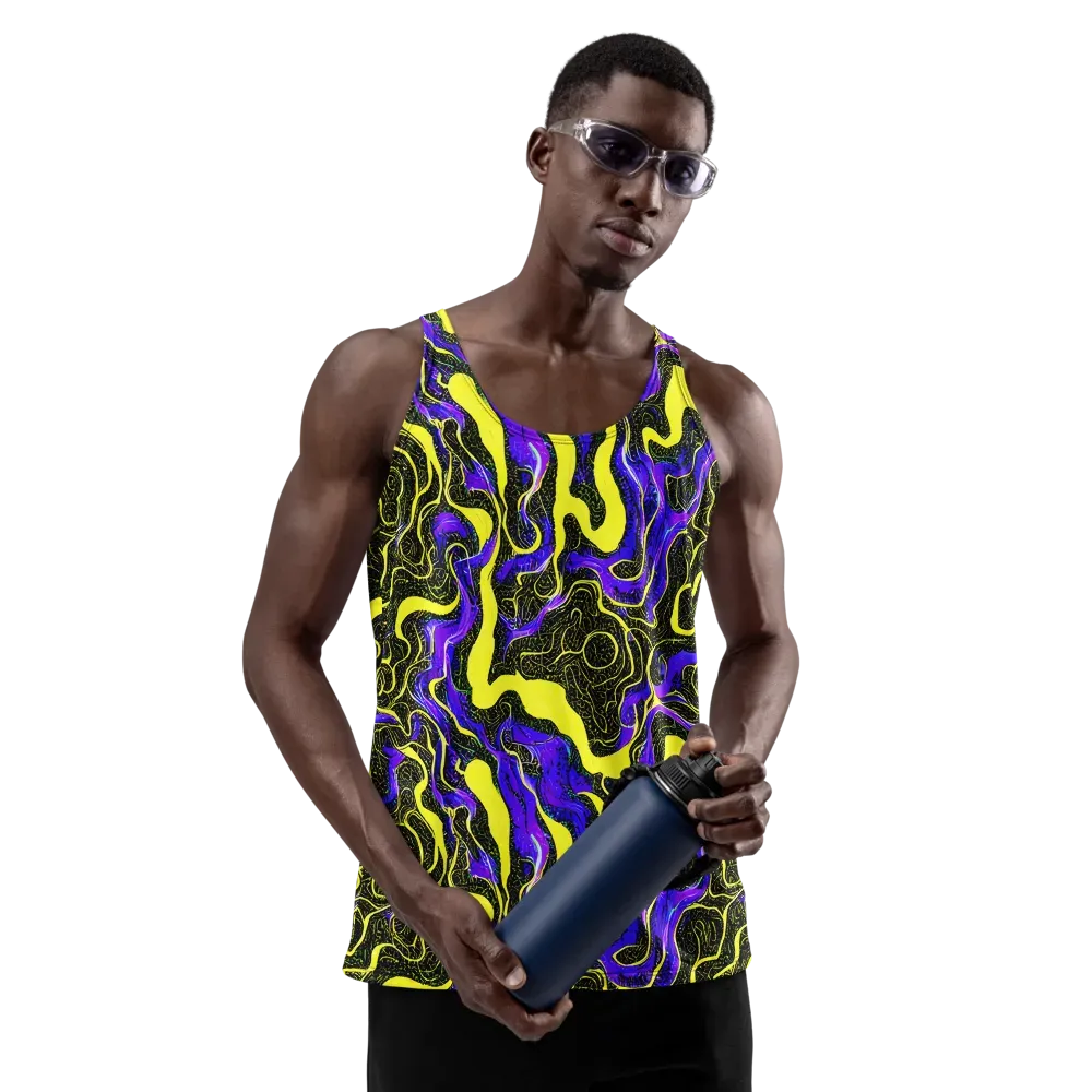 Rebel Circuit on Men's Tank Top — Front