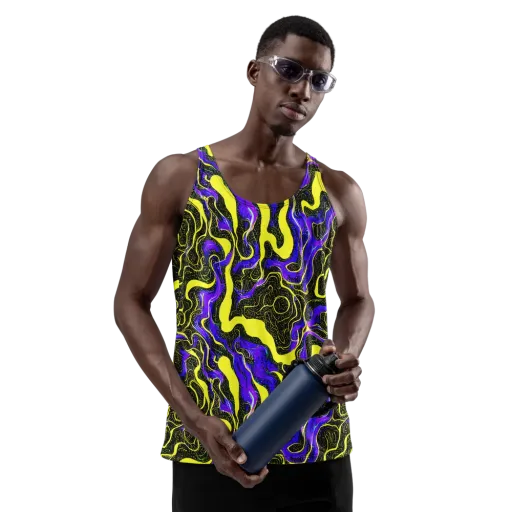 Rebel Circuit on a Men's Tank Top