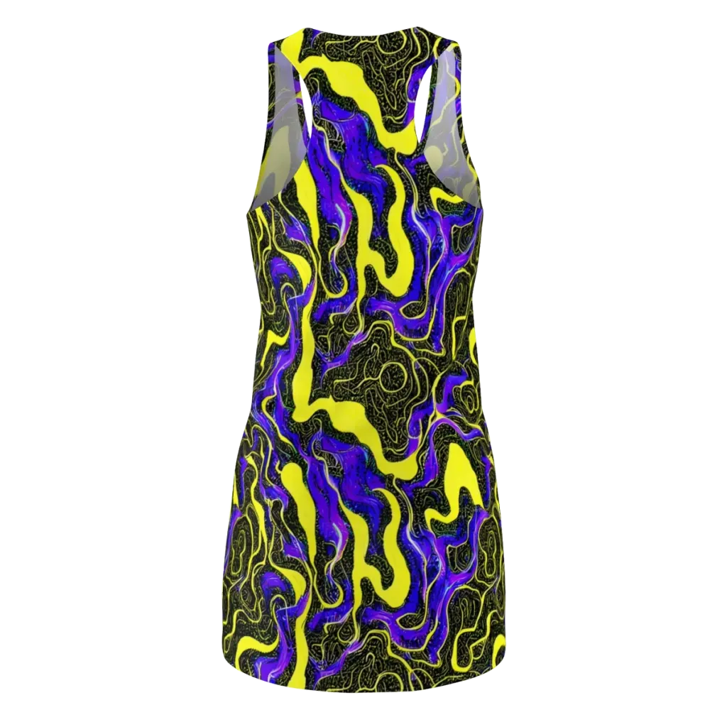 Rebel Circuit on Racerback Dress — Back