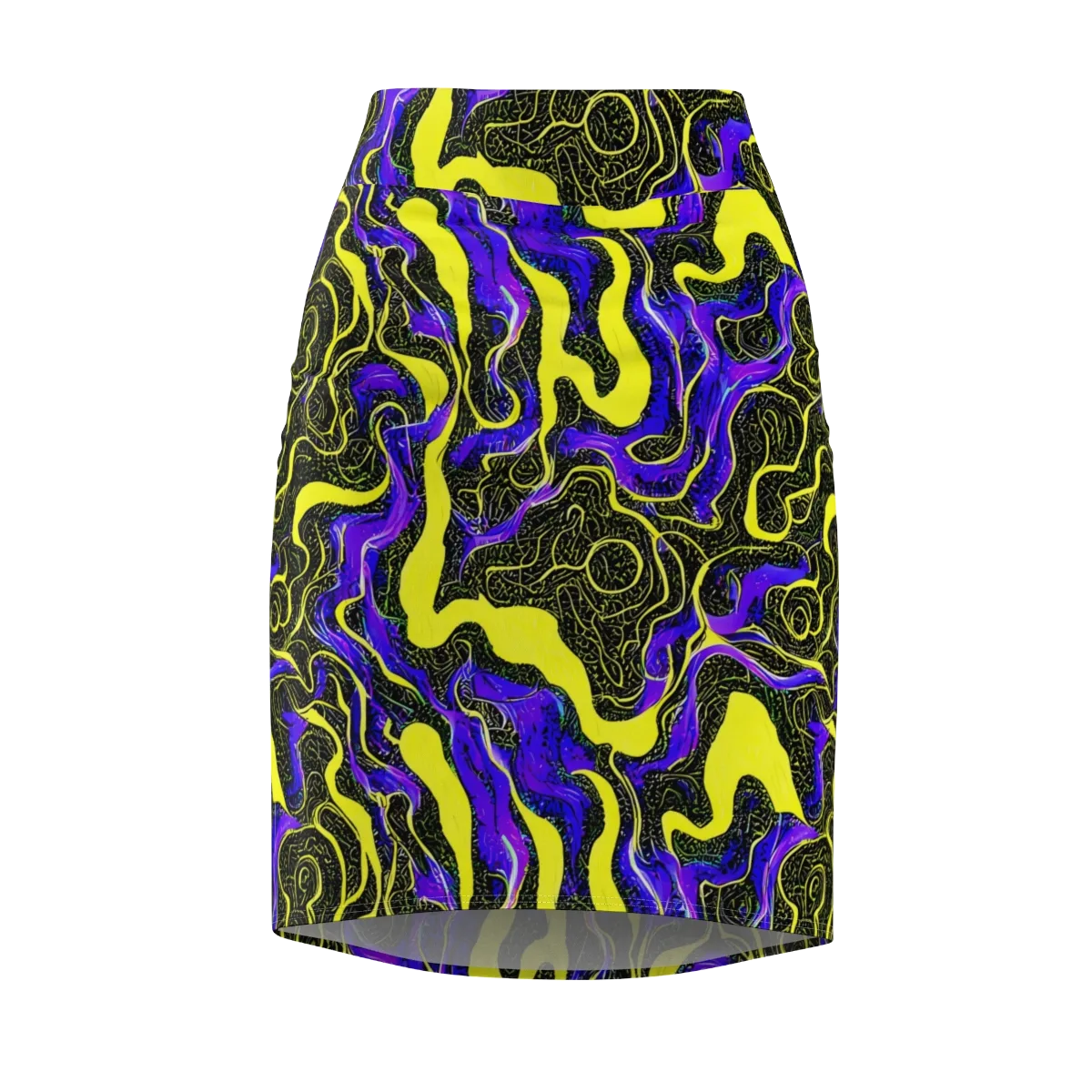 Rebel Circuit on Pencil Skirt — Front
