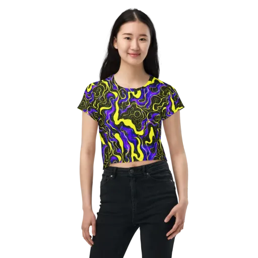 Rebel Circuit on a Crop Tee