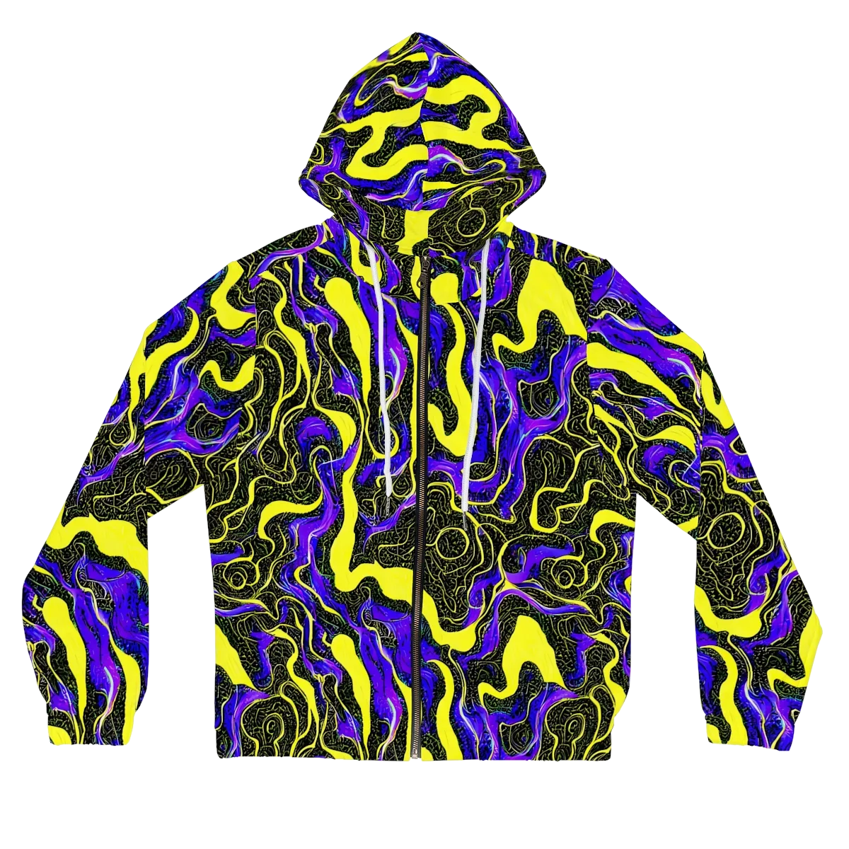 Rebel Circuit on Women's Full-Zip Hoodie — Front