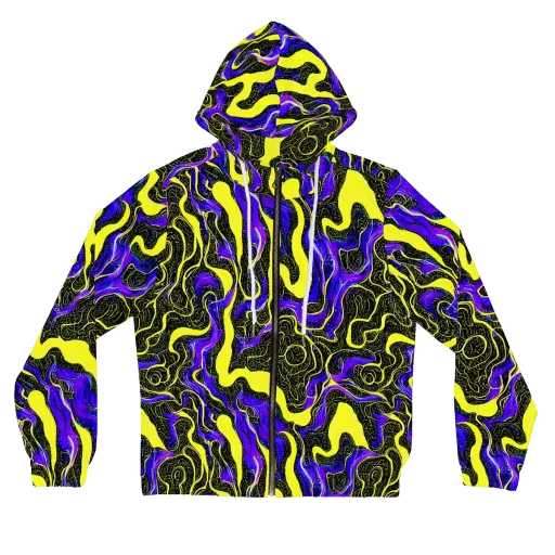 Rebel Circuit on a Women's Full-Zip Hoodie