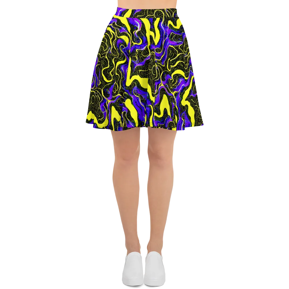 Rebel Circuit on Skater Skirt — Front