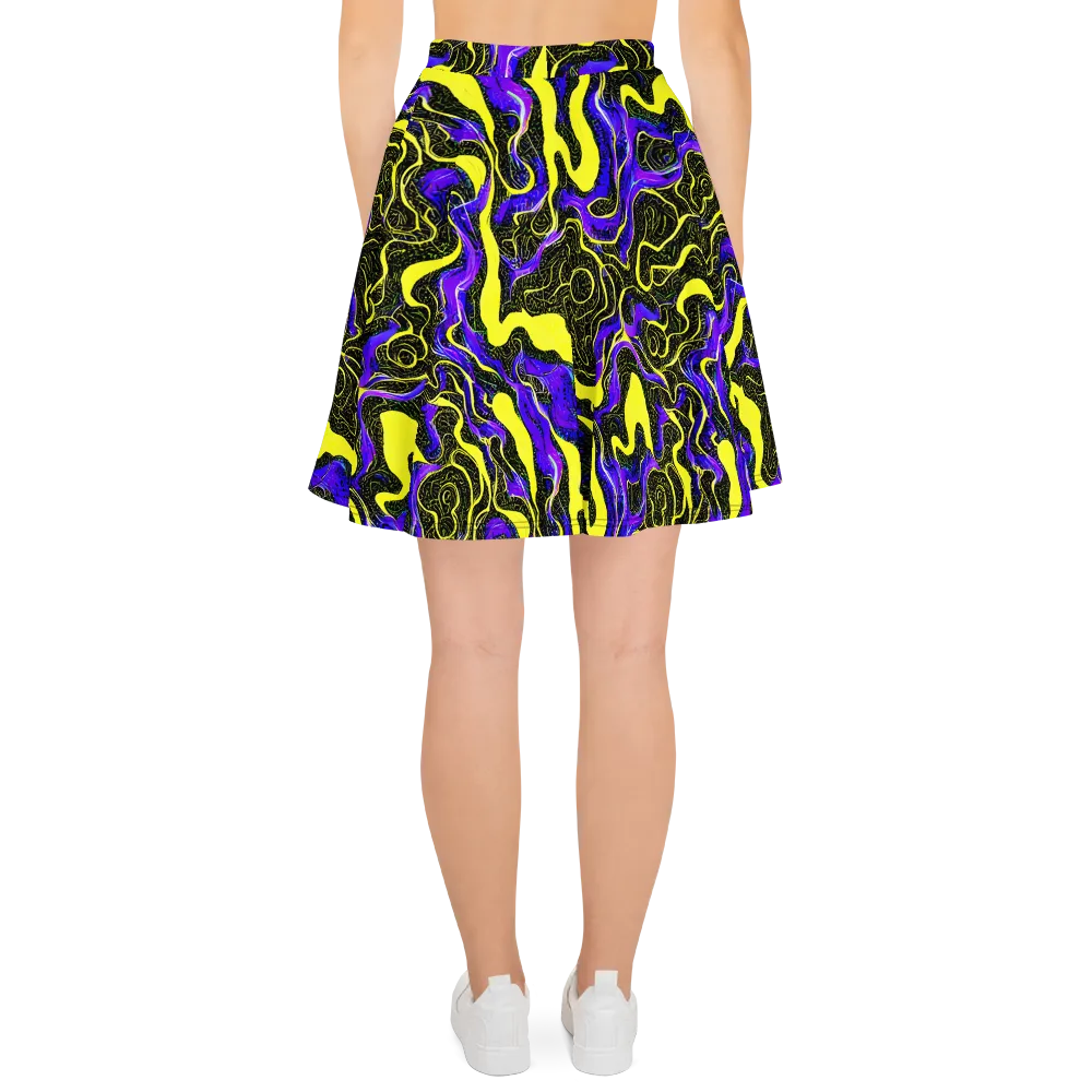 Rebel Circuit on Skater Skirt — Back