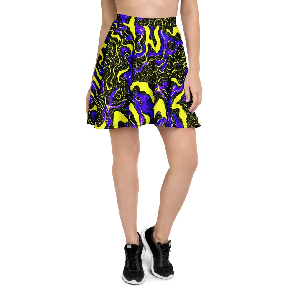 Rebel Circuit on Skater Skirt — Front