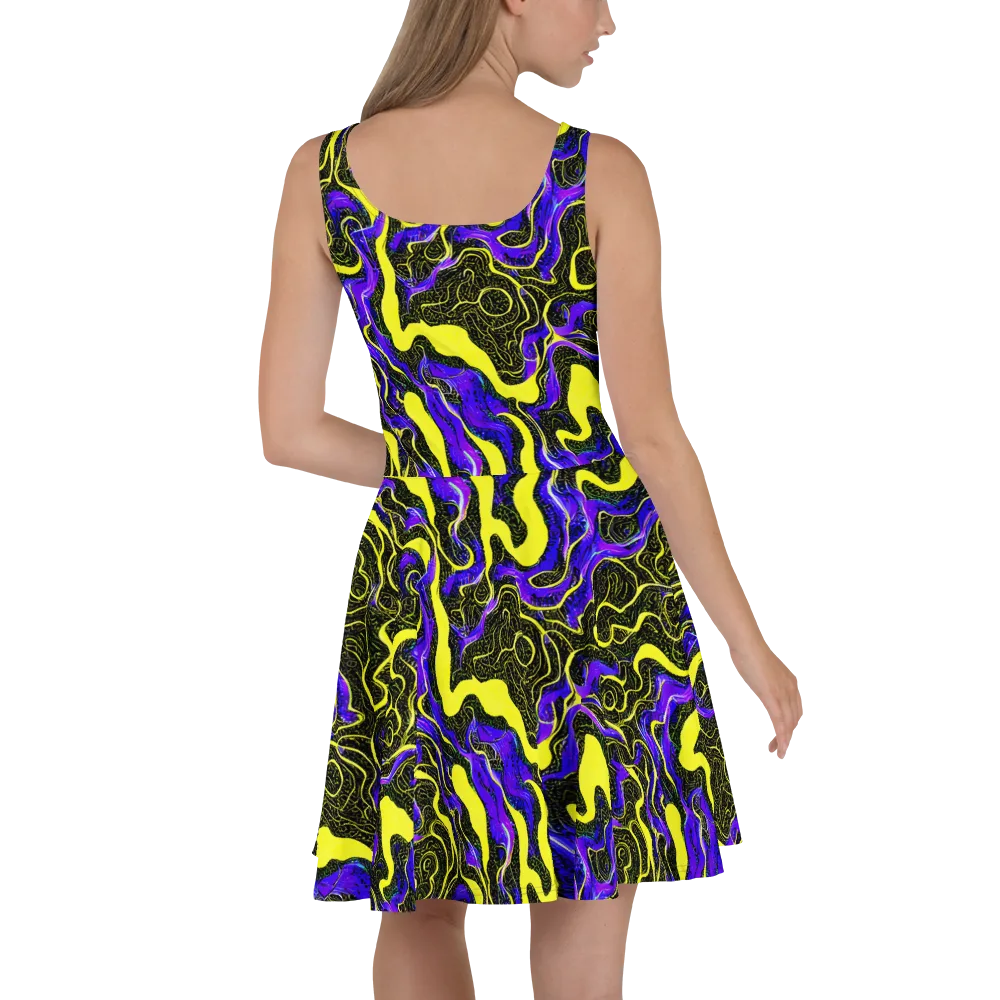 Rebel Circuit on Skater Dress — Back