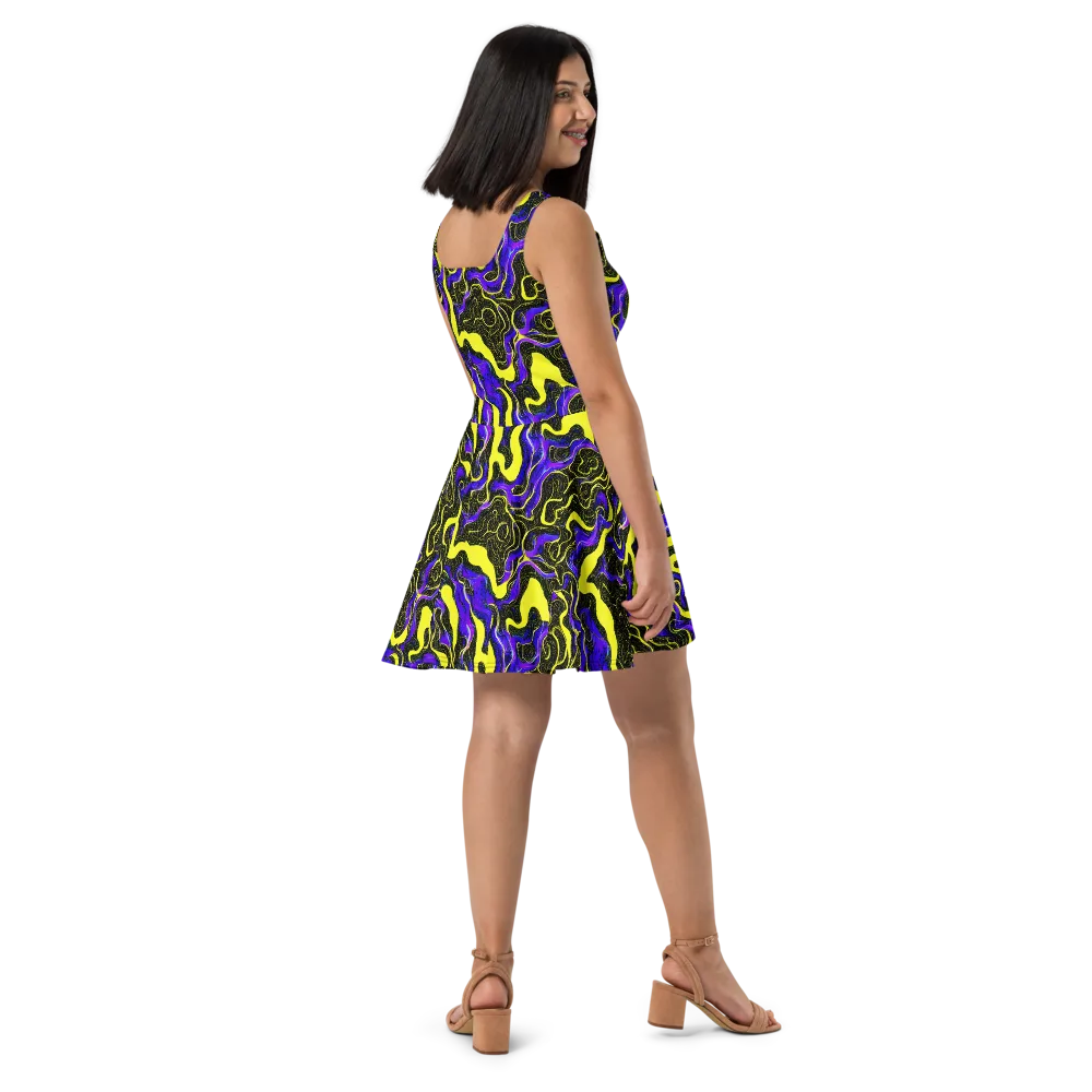 Rebel Circuit on Skater Dress — Right
