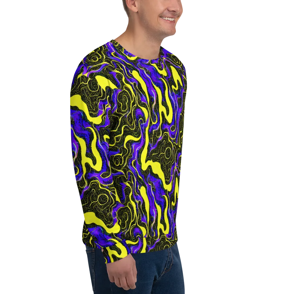 Rebel Circuit on Sweatshirt — Right Front