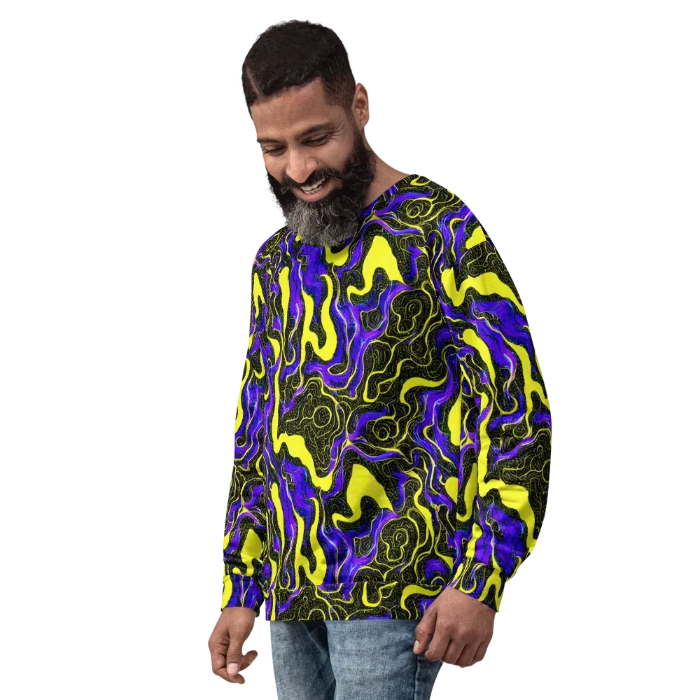Rebel Circuit on Sweatshirt — Left Front