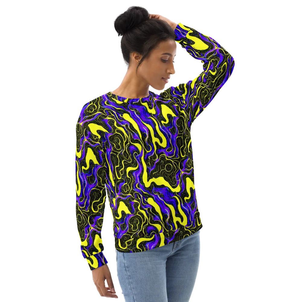 Rebel Circuit on Sweatshirt — Right Front