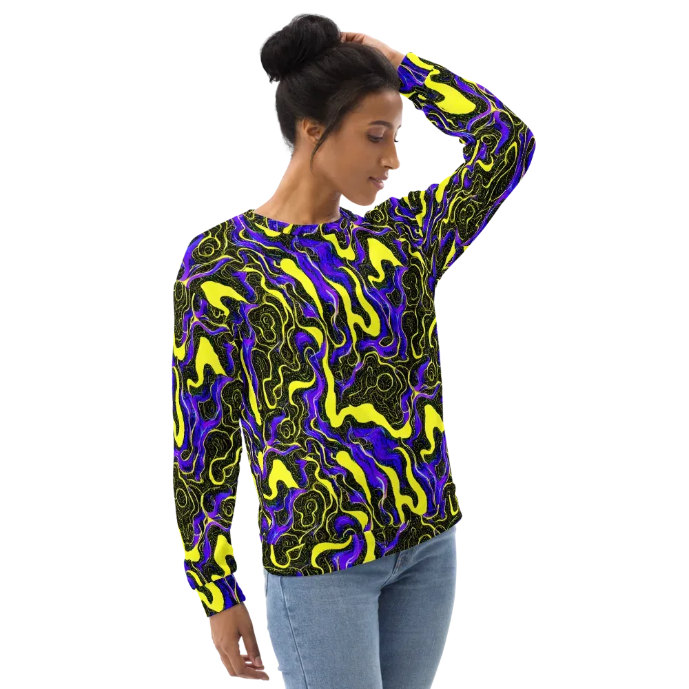 Rebel Circuit on Sweatshirt — Right Front