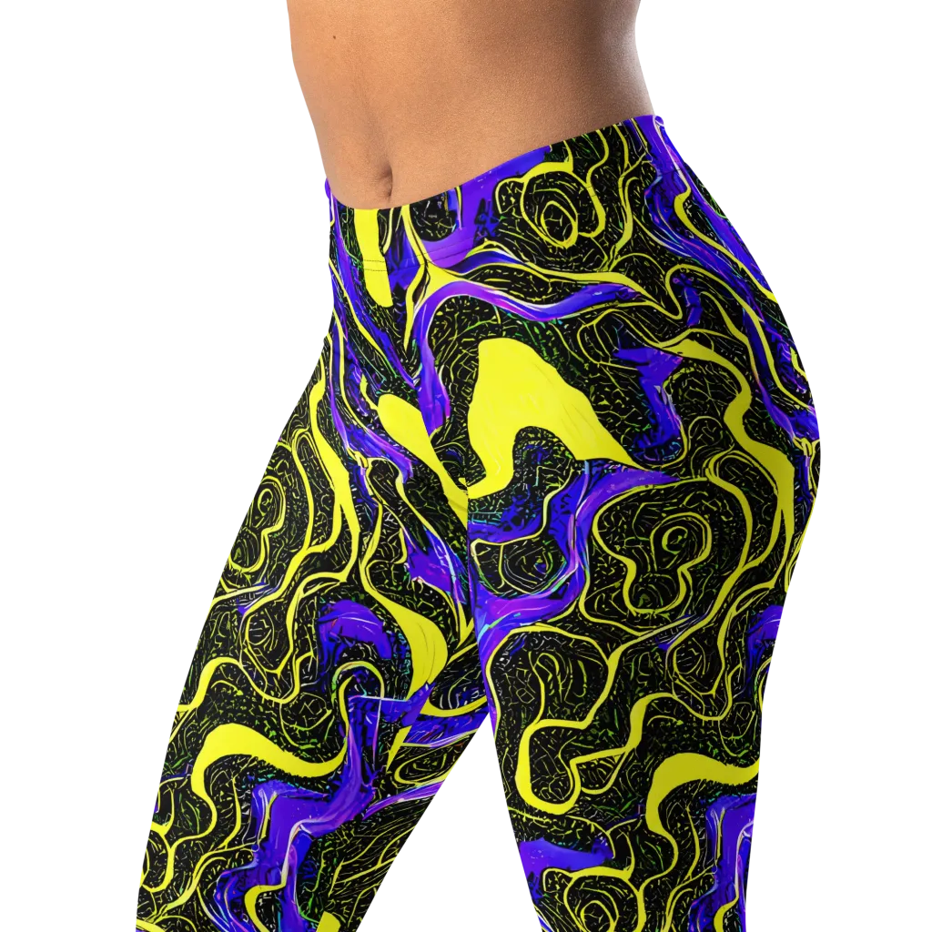 Rebel Circuit on Leggings — Left Front