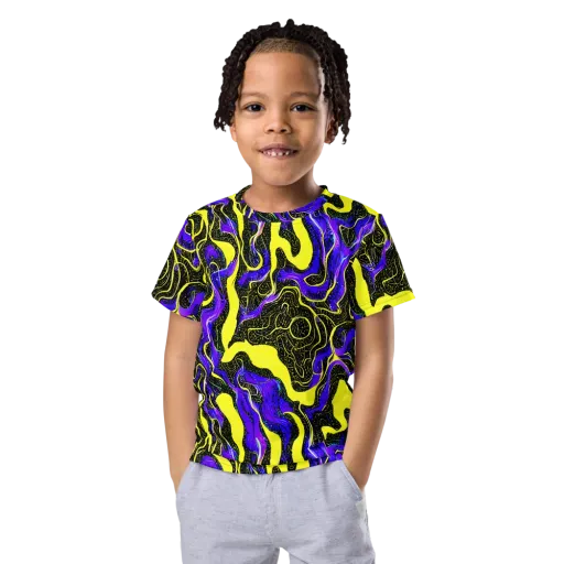 Rebel Circuit on a Kids Crew Neck T-Shirt
