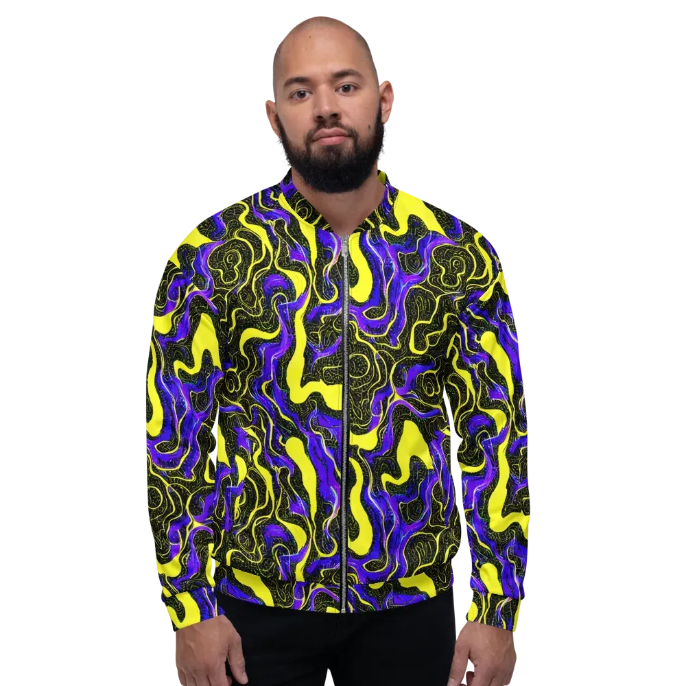Rebel Circuit on Bomber Jacket — Front