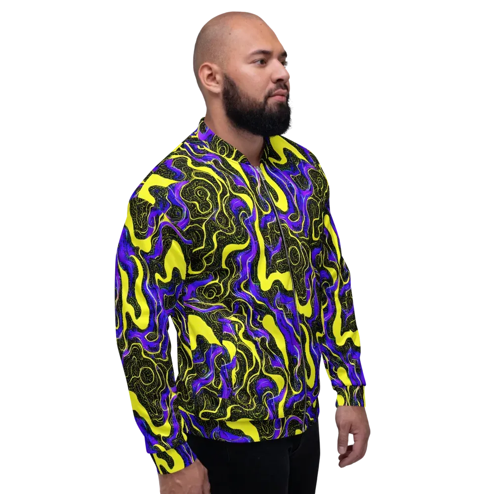 Rebel Circuit on Bomber Jacket — Right