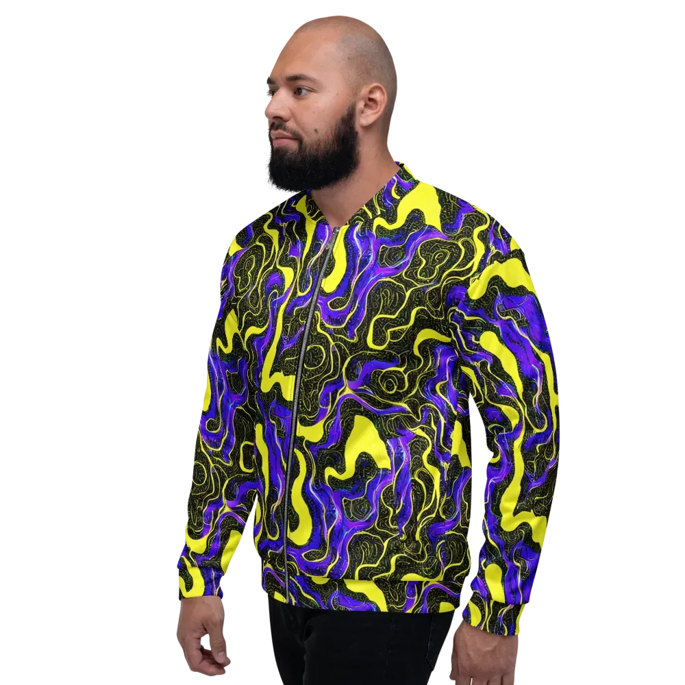 Rebel Circuit on Bomber Jacket — Left