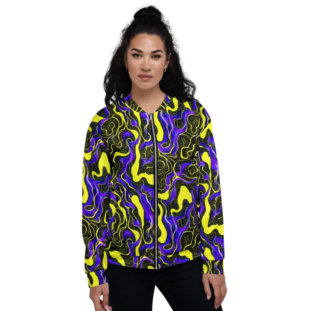 Rebel Circuit on Bomber Jacket — Front