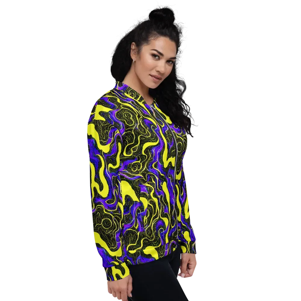 Rebel Circuit on Bomber Jacket — Right