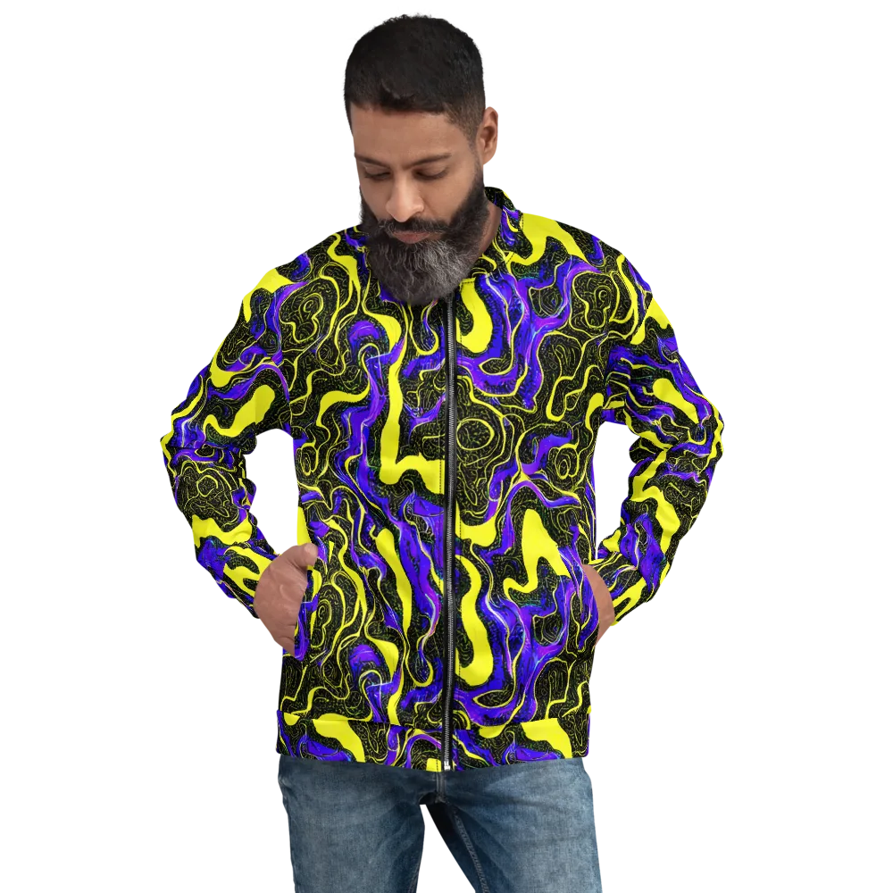 Rebel Circuit on Bomber Jacket — Front