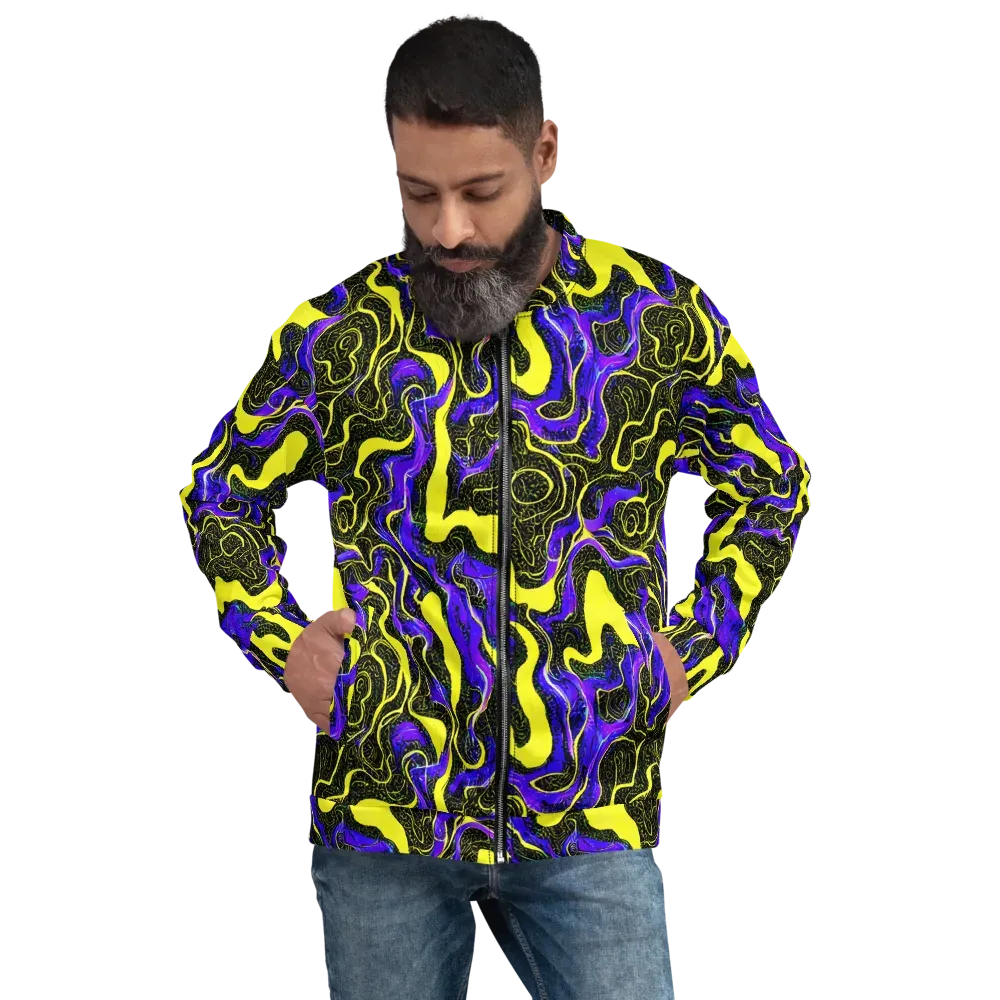 Rebel Circuit on Bomber Jacket — Front