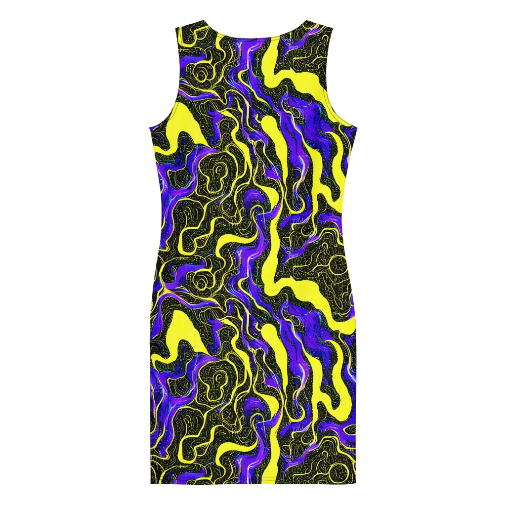 Rebel Circuit on Bodycon Dress — Back