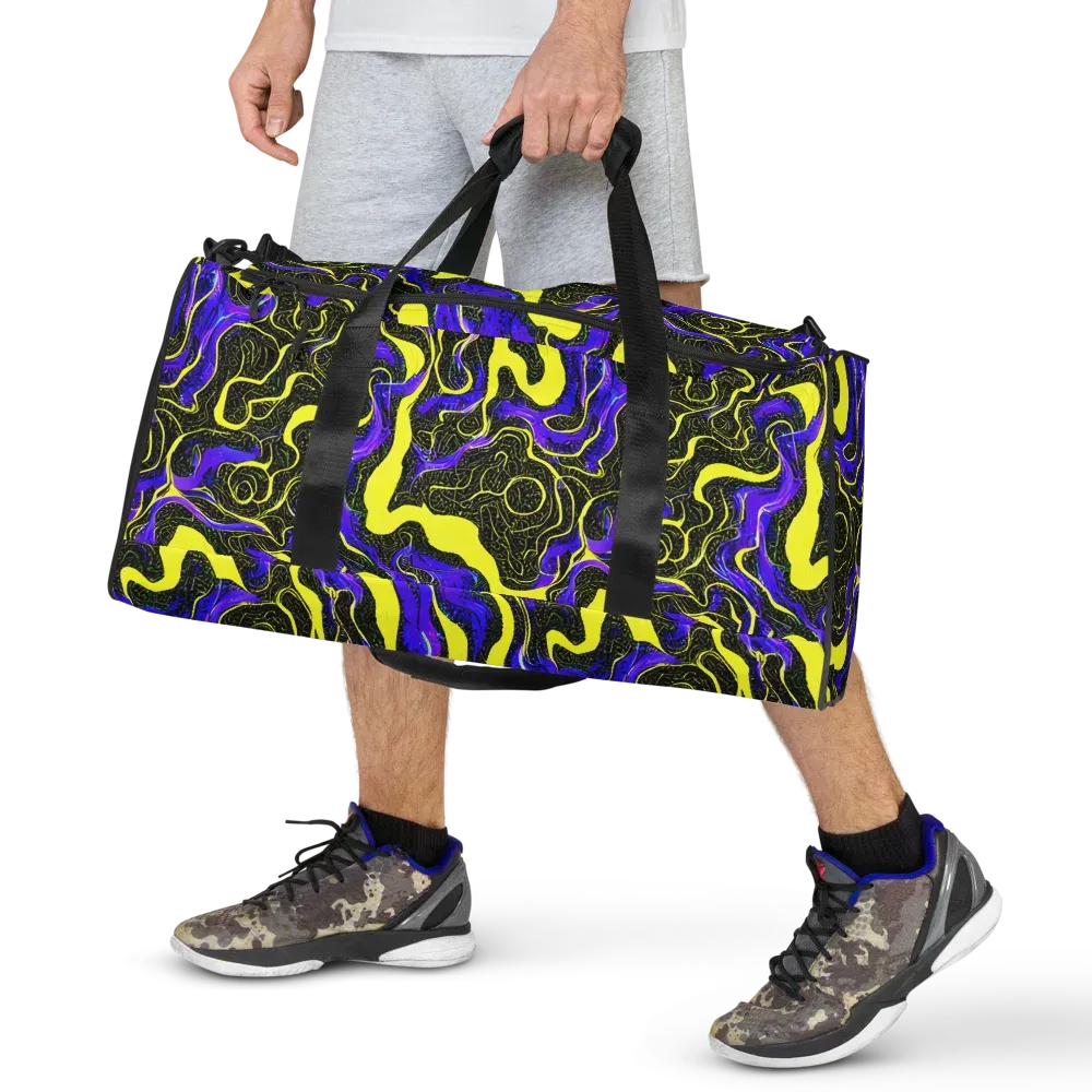 Rebel Circuit on Duffle Bag — Front