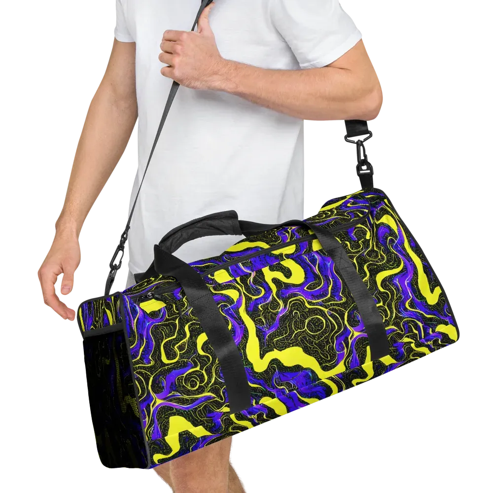 Rebel Circuit on Duffle Bag — Right Front