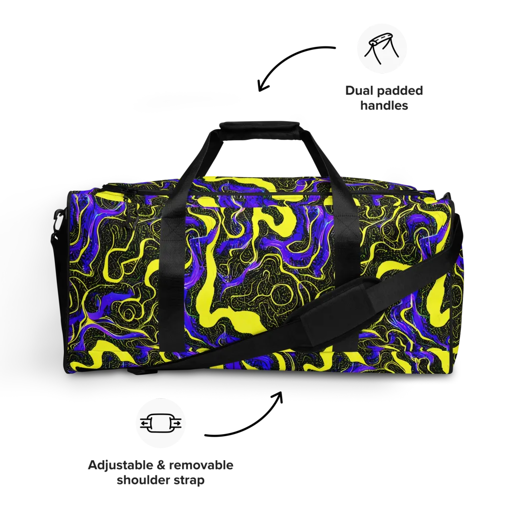 Rebel Circuit on Duffle Bag — Front