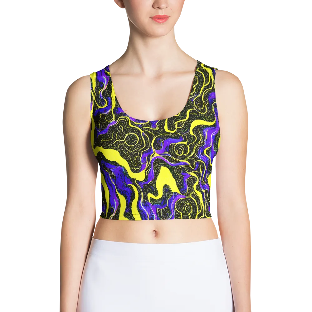 Rebel Circuit on Crop Top — Front